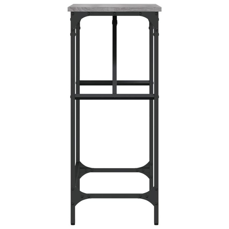 Casa si Gradina - Mobilier - Comode si corpuri - Console - Masuta consola, gri sonoma, 75x32x75 cm, lemn prelucrat - Infinity.ro