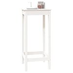 Casa si Gradina - Mobilier - Mese si birouri - Mese bucatarie si dining - Masa de bar, alb, 50x50x110 cm, lemn masiv de pin - Infinity.ro