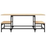 Casa si Gradina - Mobilier - Mese si birouri - Masute de cafea - Masuta de cafea, stejar sonoma, 100x50,5x40 cm, lemn prelucrat - Infinity.ro