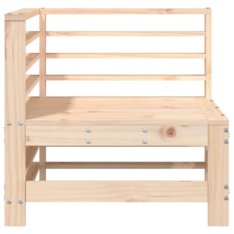 Casa si Gradina - Gradina si terasa - Mobilier exterior - Canapele si fotolii gradina - Canapea de colt de gradina, 2 buc., lemn masiv de pin - Infinity.ro