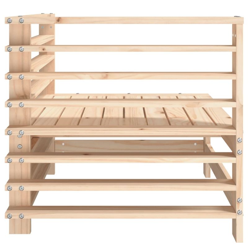 Casa si Gradina - Gradina si terasa - Mobilier exterior - Canapele si fotolii gradina - Canapea de colt de gradina, 2 buc., lemn masiv de pin - Infinity.ro