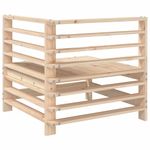 Casa si Gradina - Gradina si terasa - Mobilier exterior - Canapele si fotolii gradina - Canapea de colt de gradina, 2 buc., lemn masiv de pin - Infinity.ro