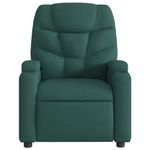 Casa si Gradina - Mobilier - Scaune si fotolii - Fotolii - Fotoliu rabatabil, verde inchis, material textil - Infinity.ro