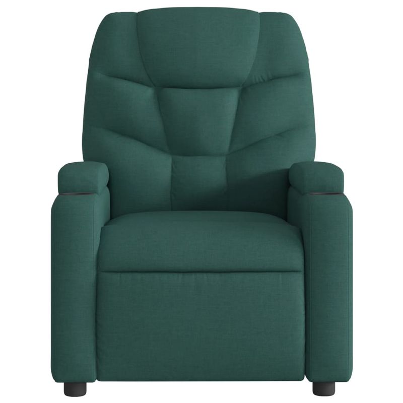 Casa si Gradina - Mobilier - Scaune si fotolii - Fotolii - Fotoliu rabatabil, verde inchis, material textil - Infinity.ro