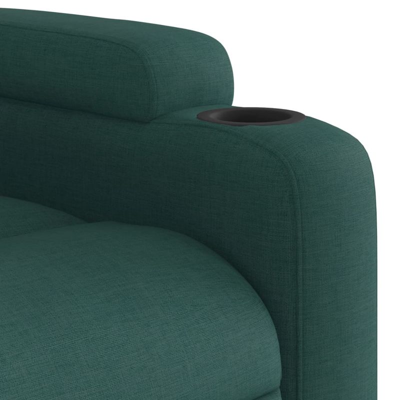 Casa si Gradina - Mobilier - Scaune si fotolii - Fotolii - Fotoliu rabatabil, verde inchis, material textil - Infinity.ro