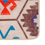 Casa si Gradina - Textile si covoare - Covoare - Covoare casa - Covor lavabil anti-alunecare, 160x230 cm, albastru și alb - Infinity.ro