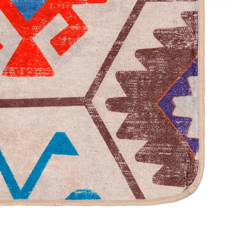 Casa si Gradina - Textile si covoare - Covoare - Covoare casa - Covor lavabil anti-alunecare, 160x230 cm, albastru și alb - Infinity.ro