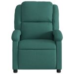 Ingrijire personala si Cosmetice - Sanatate si wellness - Articole wellness - Fotolii de masaj - Fotoliu electric de masaj rabatabil, verde inchis, textil - Infinity.ro