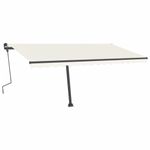 Casa si Gradina - Gradina si terasa - Umbrele si pavilioane - Umbrele - Set stalp pentru copertina, antracit, 450x245 cm, fier - Infinity.ro