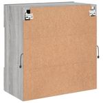 Casa si Gradina - Mobilier - Comode si corpuri - Comode - Comoda TV de perete cu lumini LED, gri sonoma, 58,5x30x60,5 cm - Infinity.ro
