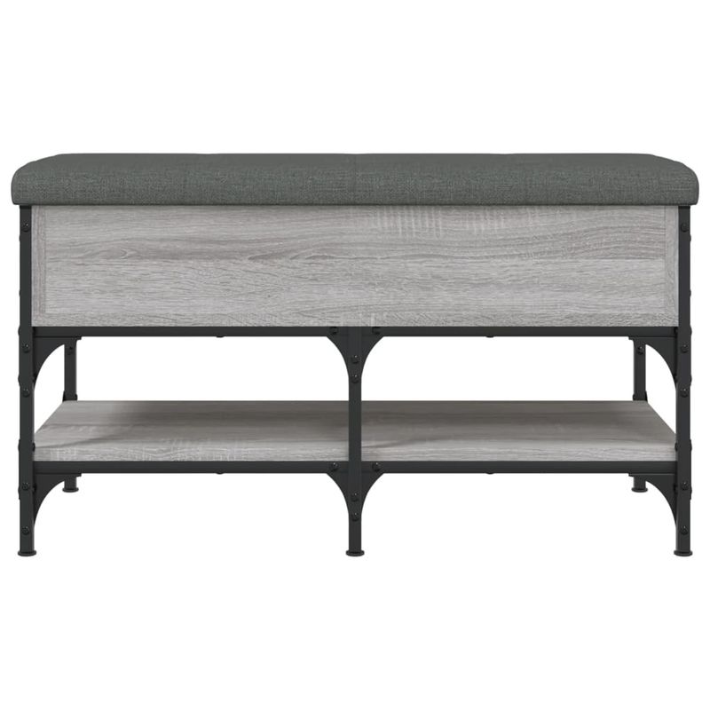 Casa si Gradina - Mobilier - Organizare si depozitare - Bancute - Banca de pantofi, gri sonoma, 82x42x45 cm, lemn prelucrat - Infinity.ro