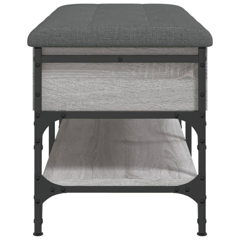 Casa si Gradina - Mobilier - Organizare si depozitare - Bancute - Banca de pantofi, gri sonoma, 82x42x45 cm, lemn prelucrat - Infinity.ro