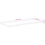 Casa si Gradina - Mobilier - Feronerie si accesorii mobila - Blat de birou 120x50x2,5 cm dreptunghiular lemn masiv de acacia - Infinity.ro