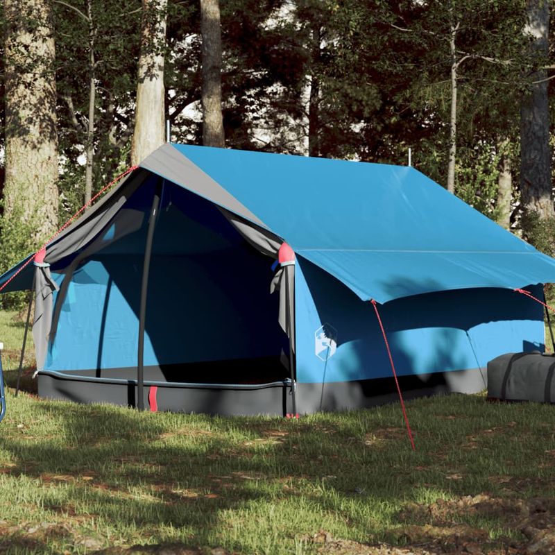 Sport si Outdoor - Camping - Corturi camping - Cort camping pentru 2 persoane, albastru, impermeabil - Infinity.ro