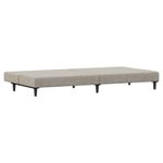 Casa si Gradina - Mobilier - Canapele si coltare - Canapele - Canapea extensibila cu 2 locuri, gri deschis, catifea - Infinity.ro