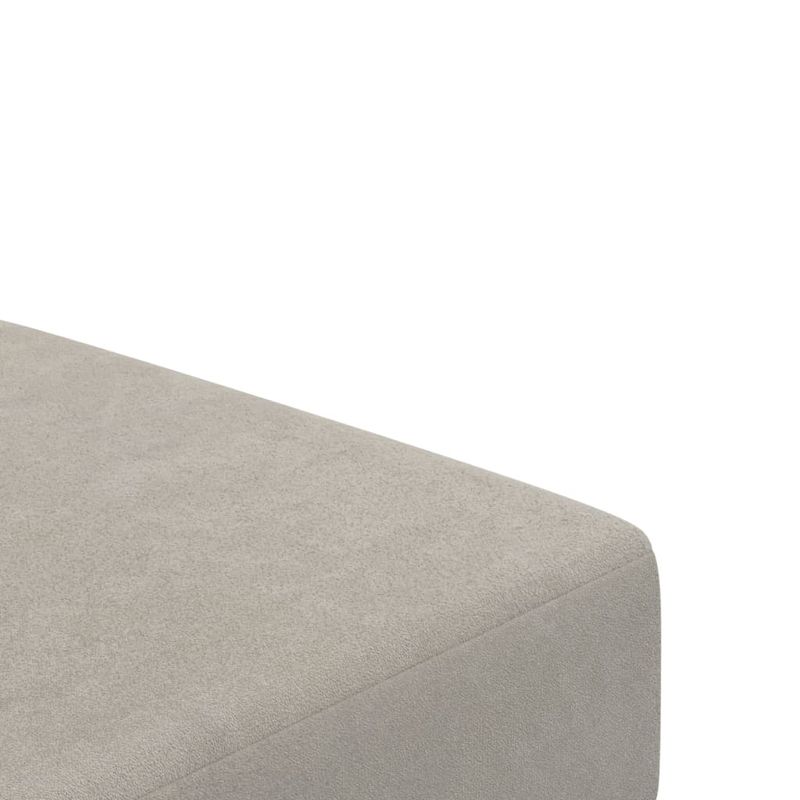 Casa si Gradina - Mobilier - Canapele si coltare - Canapele - Canapea extensibila cu 2 locuri, gri deschis, catifea - Infinity.ro