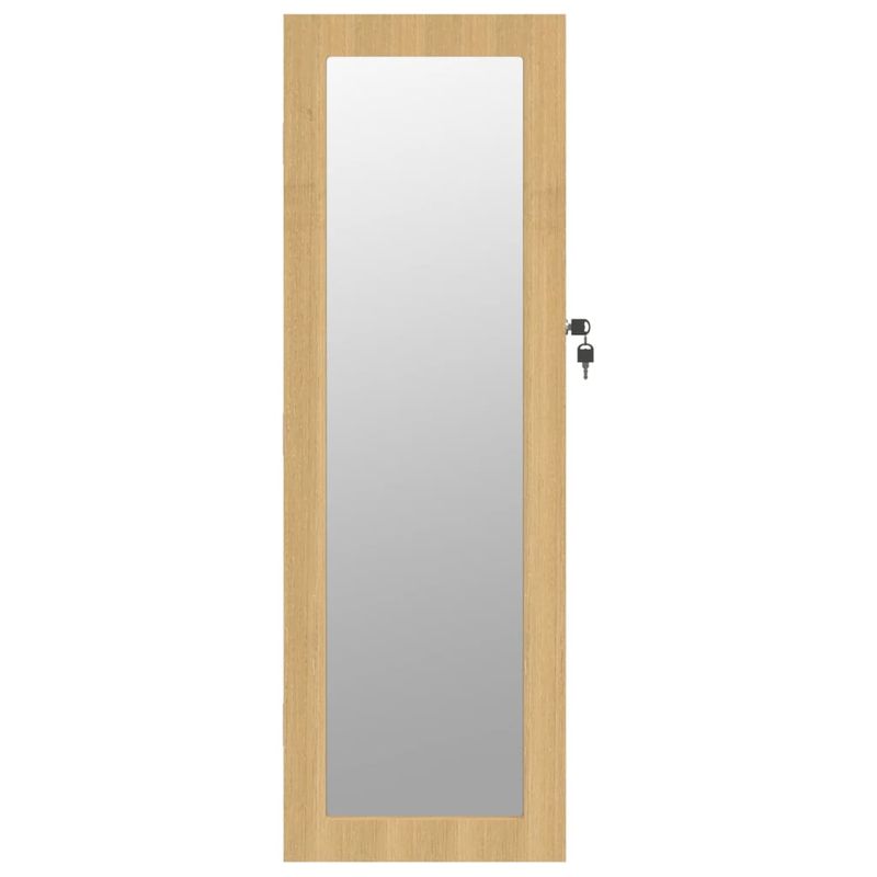 Casa si Gradina - Mobilier - Dulapuri si sifoniere - Dulapuri - Dulap de bijuterii cu oglinda montat pe perete, 30x8,5x90 cm - Infinity.ro