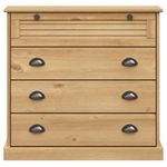 Casa si Gradina - Mobilier - Comode si corpuri - Comode - Comoda cu sertare VIGO, 80x40x76 cm, lemn masiv de pin - Infinity.ro