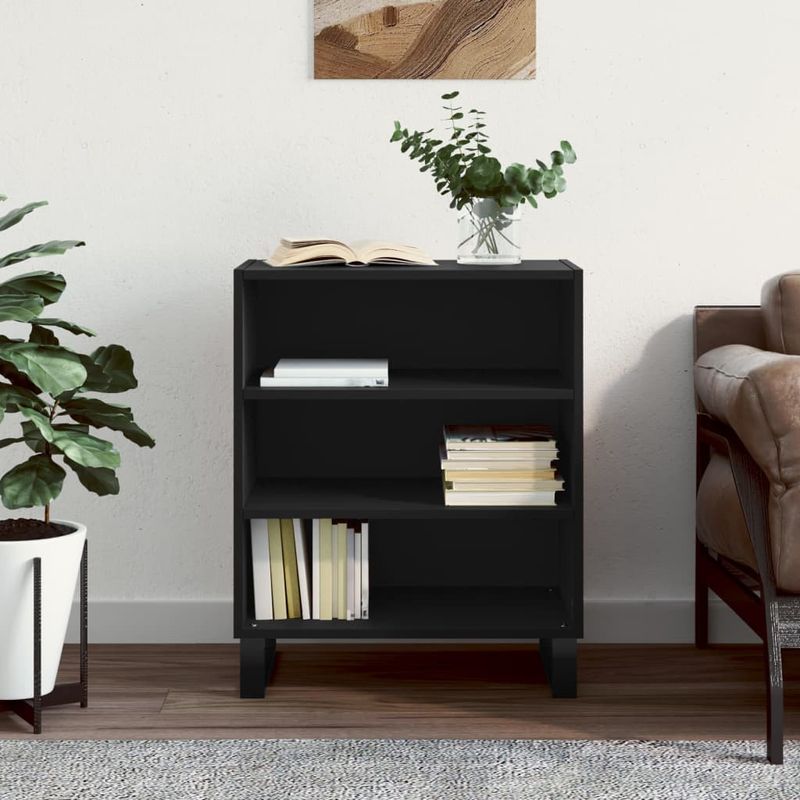 Casa si Gradina - Mobilier - Comode si corpuri - Comode - Servanta, negru, 57x35x70 cm, lemn prelucrat - Infinity.ro