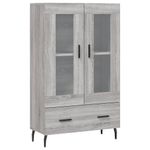 Casa si Gradina - Mobilier - Comode si corpuri - Comode - Dulap gri Sonoma 69,5x31x115 cm, lemn prelucrat - Infinity.ro