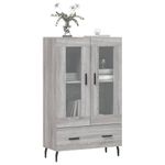 Casa si Gradina - Mobilier - Comode si corpuri - Comode - Dulap gri Sonoma 69,5x31x115 cm, lemn prelucrat - Infinity.ro