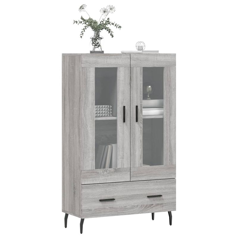 Casa si Gradina - Mobilier - Comode si corpuri - Comode - Dulap gri Sonoma 69,5x31x115 cm, lemn prelucrat - Infinity.ro