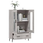 Casa si Gradina - Mobilier - Comode si corpuri - Comode - Dulap gri Sonoma 69,5x31x115 cm, lemn prelucrat - Infinity.ro