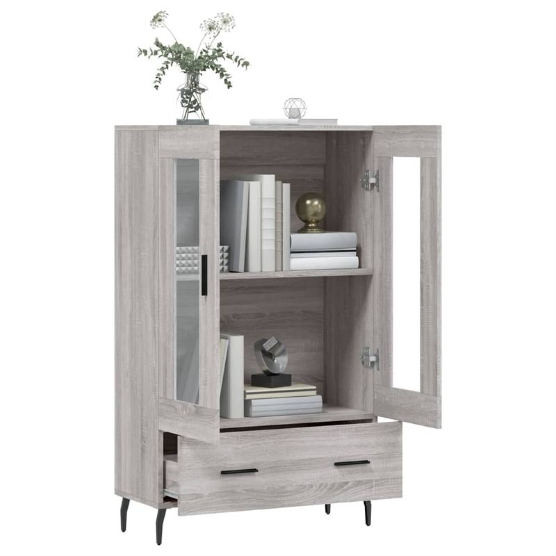Casa si Gradina - Mobilier - Comode si corpuri - Comode - Dulap gri Sonoma 69,5x31x115 cm, lemn prelucrat - Infinity.ro