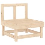 Casa si Gradina - Gradina si terasa - Mobilier exterior - Canapele si fotolii gradina - Canapea de mijloc cu perne, lemn masiv de pin - Infinity.ro
