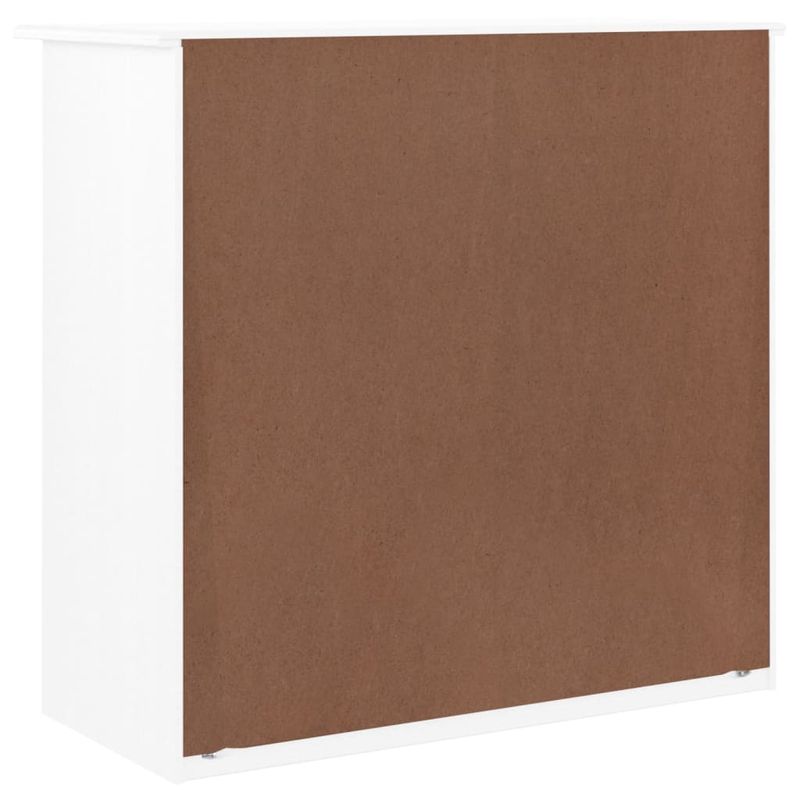 Casa si Gradina - Mobilier - Comode si corpuri - Comode - Comoda cu sertare ALTA, alb, 77x35x73 cm, lemn masiv de pin - Infinity.ro