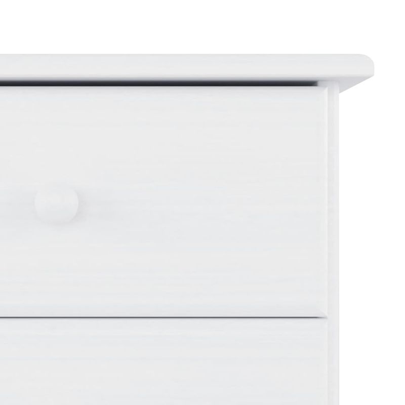 Casa si Gradina - Mobilier - Comode si corpuri - Comode - Comoda cu sertare ALTA, alb, 77x35x73 cm, lemn masiv de pin - Infinity.ro