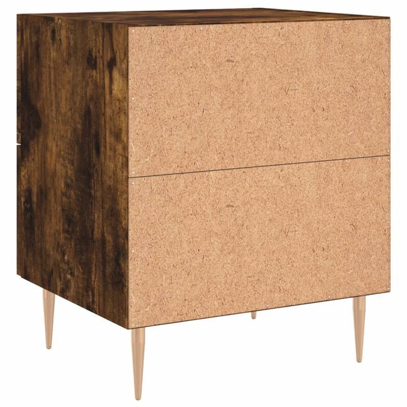 Casa si Gradina - Mobilier - Comode si corpuri - Noptiere - Noptiere, 2 buc., stejar fumuriu, 40x35x47,5 cm, lemn compozit - Infinity.ro