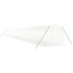 Casa si Gradina - Gradinarit si plante - Sere si solarii - Sera cu cadru din otel, alb, 44 m², 22x2x2 m - Infinity.ro