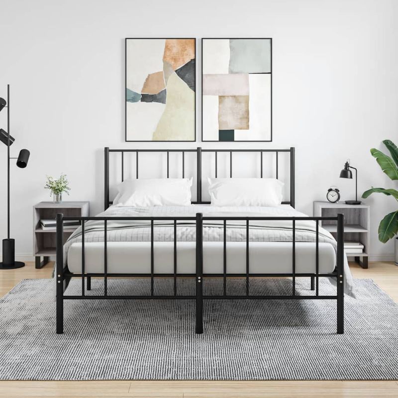 Casa si Gradina - Mobilier - Comode si corpuri - Noptiere - Noptiere, 2 buc., gri sonoma, 40x30x50 cm, lemn compozit - Infinity.ro