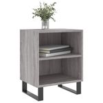 Casa si Gradina - Mobilier - Comode si corpuri - Noptiere - Noptiere, 2 buc., gri sonoma, 40x30x50 cm, lemn compozit - Infinity.ro