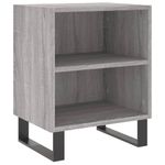 Casa si Gradina - Mobilier - Comode si corpuri - Noptiere - Noptiere, 2 buc., gri sonoma, 40x30x50 cm, lemn compozit - Infinity.ro