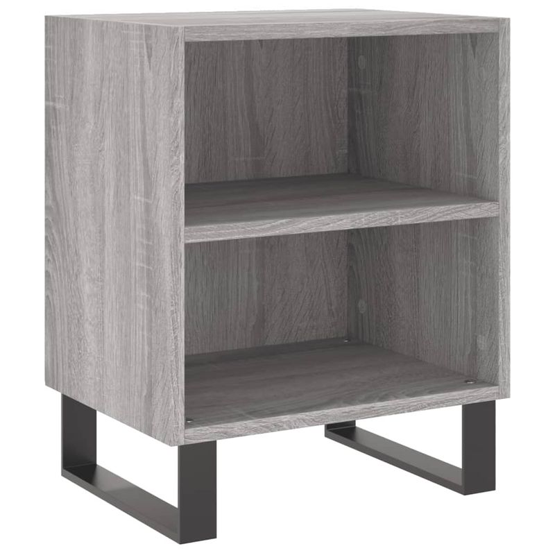 Casa si Gradina - Mobilier - Comode si corpuri - Noptiere - Noptiere, 2 buc., gri sonoma, 40x30x50 cm, lemn compozit - Infinity.ro