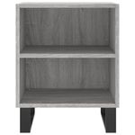 Casa si Gradina - Mobilier - Comode si corpuri - Noptiere - Noptiere, 2 buc., gri sonoma, 40x30x50 cm, lemn compozit - Infinity.ro