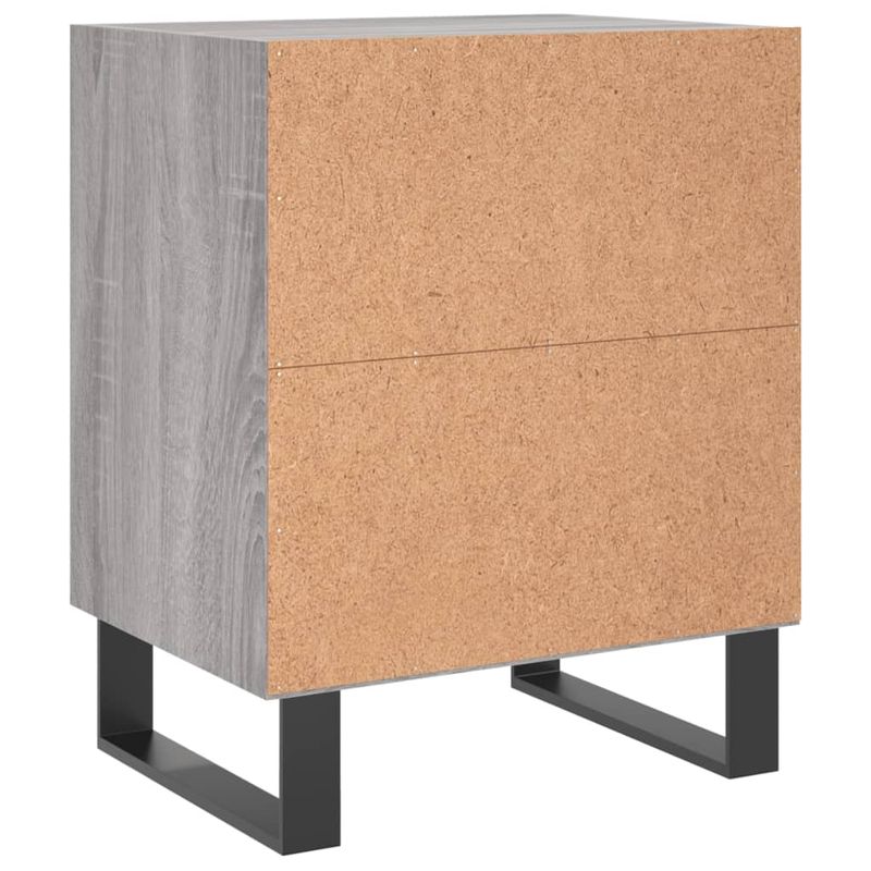 Casa si Gradina - Mobilier - Comode si corpuri - Noptiere - Noptiere, 2 buc., gri sonoma, 40x30x50 cm, lemn compozit - Infinity.ro