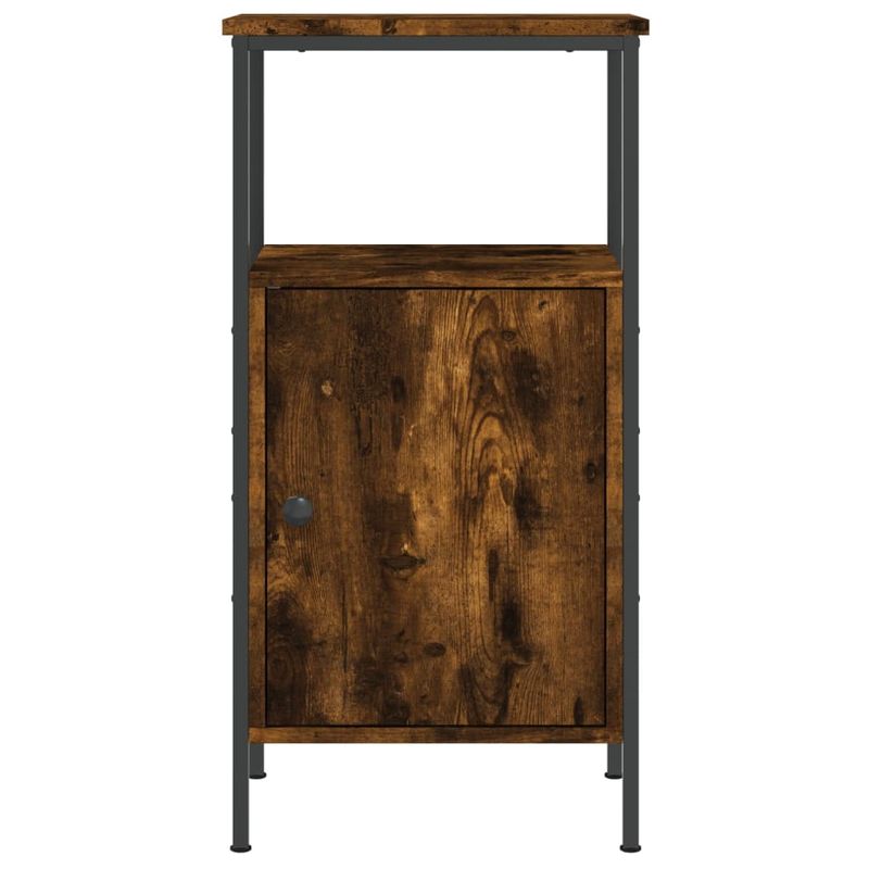 Casa si Gradina - Mobilier - Comode si corpuri - Noptiere - Noptiera, stejar fumuriu, 41x31x80 cm, lemn compozit - Infinity.ro