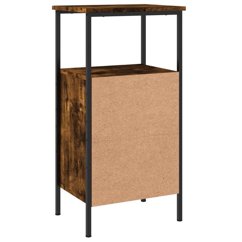 Casa si Gradina - Mobilier - Comode si corpuri - Noptiere - Noptiera, stejar fumuriu, 41x31x80 cm, lemn compozit - Infinity.ro