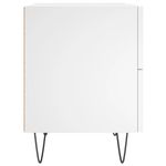 Casa si Gradina - Mobilier - Comode si corpuri - Noptiere - Noptiere, 2 buc., alb, 40x35x47,5 cm, lemn compozit - Infinity.ro