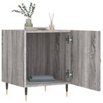 Casa si Gradina - Mobilier - Comode si corpuri - Noptiere - Noptiere, 2 buc., gri sonoma, 40x40x50 cm, lemn compozit - Infinity.ro