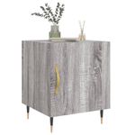 Casa si Gradina - Mobilier - Comode si corpuri - Noptiere - Noptiere, 2 buc., gri sonoma, 40x40x50 cm, lemn compozit - Infinity.ro