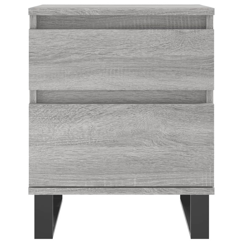 Casa si Gradina - Mobilier - Comode si corpuri - Noptiere - Noptiere, 2 buc., gri sonoma, 40x35x50 cm, lemn compozit - Infinity.ro