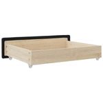 Casa si Gradina - Mobilier - Paturi si accesorii - Accesorii paturi - Tablie de pat Stejar Artizanal 80 cm Lemn compozit - Infinity.ro