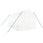 Casa si Gradina - Gradinarit si plante - Sere si solarii - Sera cu cadru din otel, alb, 8 m², 4x2x2 m - Infinity.ro