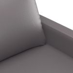Casa si Gradina - Mobilier - Canapele si coltare - Canapele - Canapea cu 2 locuri, gri, 120 cm, piele ecologica - Infinity.ro