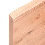 Casa si Gradina - Mobilier - Mobilier baie - Blaturi baie - Blat de baie, maro deschis, 180x50x(2-4) cm, lemn masiv tratat - Infinity.ro