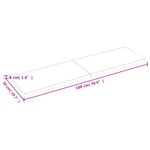 Casa si Gradina - Mobilier - Mobilier baie - Blaturi baie - Blat de baie, maro deschis, 180x50x(2-4) cm, lemn masiv tratat - Infinity.ro